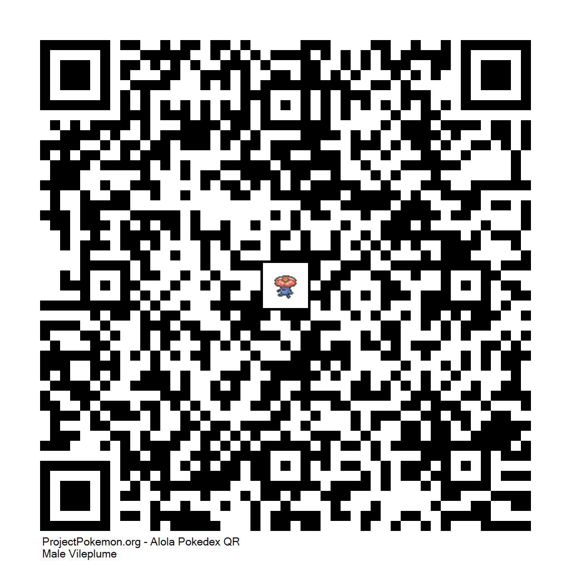 Cdigo QR de Vileplume